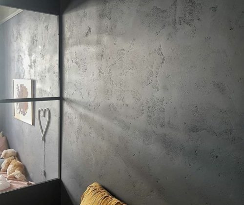 Brüt Beton Boya Duvar Efektleri